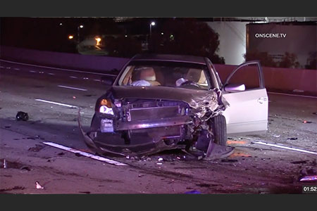 car after a crash